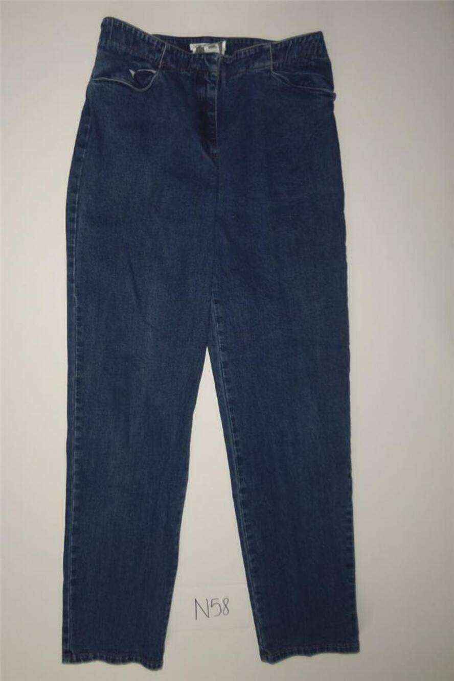 Jones Sport Blue Jeans Size 8 Stretch Womens -0813N58